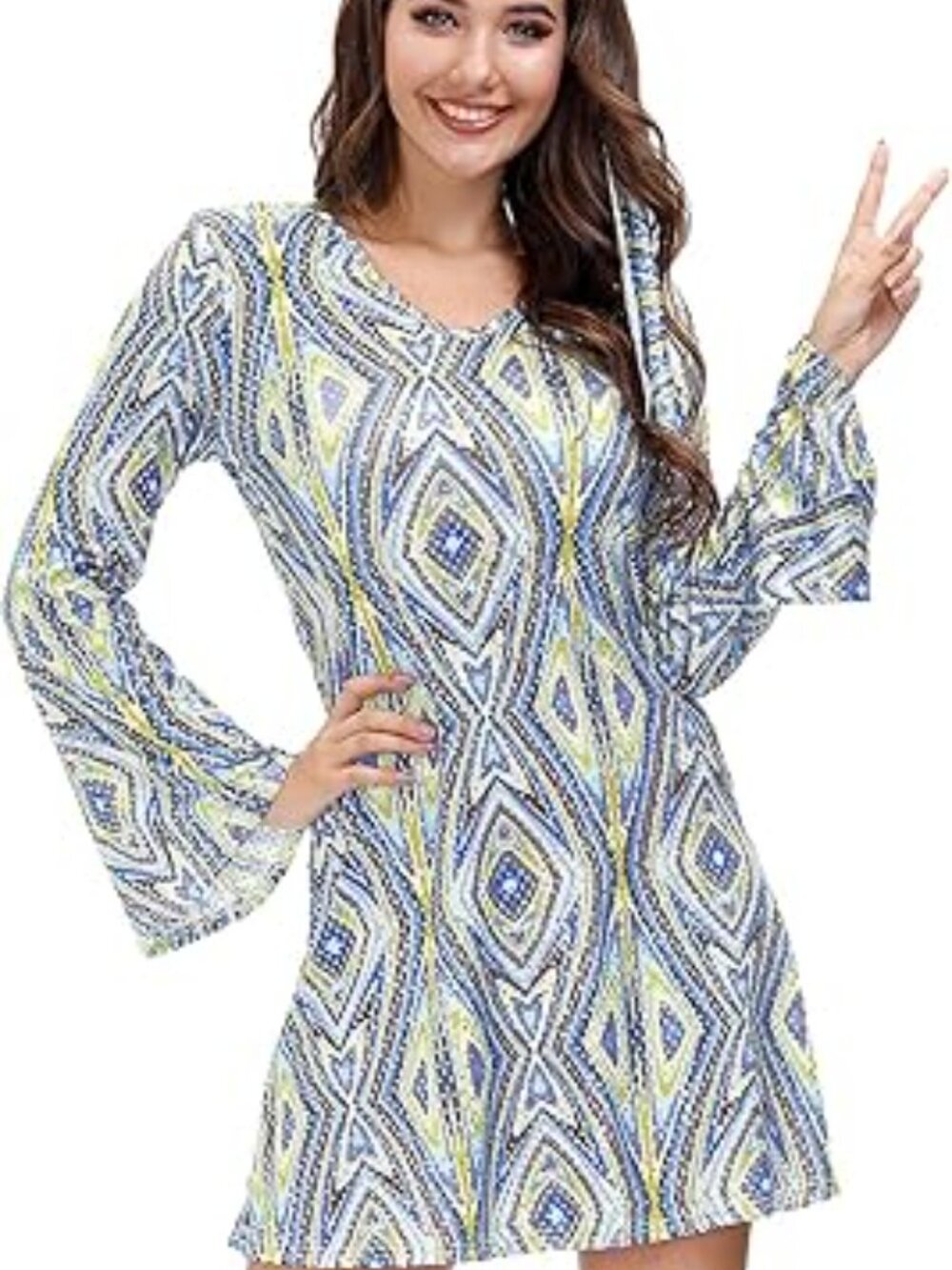 New 70s Sensation Disco Hippie Aduslt Costume